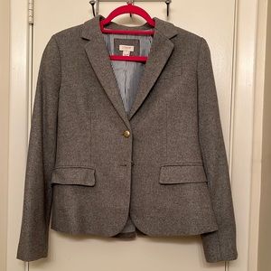 J. Crew womens grey blazer size 8 worn once